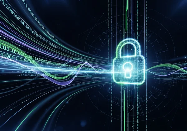 Abstract representation of secure online data processing